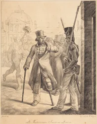 The Swiss Sentry at the Louvre (La guardia svizzera al Louvre)