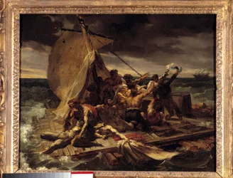 La zattera della Medusa Prime bozze. Dipinto di Théodore Géricault