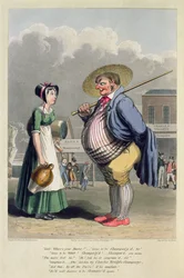 Pubblicità per lo Champagne di Charles Wright, inciso da George Hunt, c.1827
