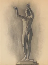 Studio della Figura Maschile, 1875