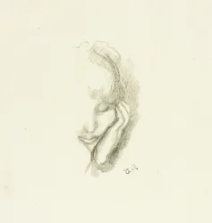 Testa di Donna Appoggiata sulla Mano