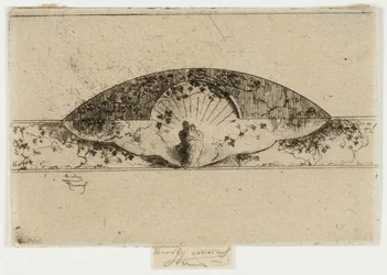 Giove e Alcmena Medaglione, Schizzo per la decorazione di una cornice