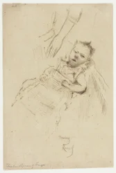Ritratto di Margery Chambers, dieci settimane