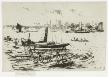 Il lancio a vapore, Chelsea Embankment