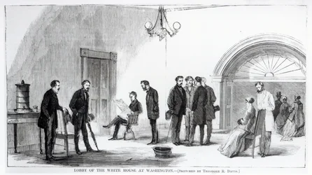 Atrio della Casa Bianca a Washington