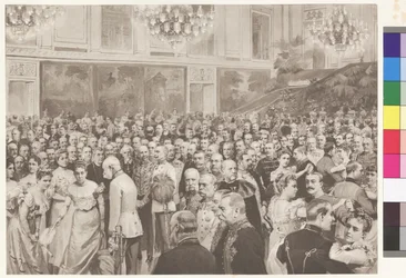 Ballo di corte nella sala della ridotta
