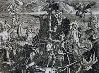 Allegoria dei viaggi di Ferdinando Magellano