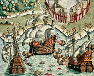 Battaglia tra francesi e portoghesi a Buttugar