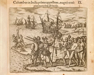 Cristoforo Colombo sbarca sull