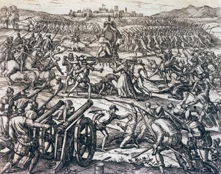 Le truppe di Francisco Pizarro (circa 1475-1541) catturano l