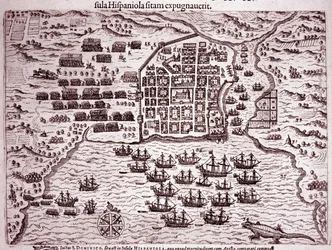 La flotta di Francis Drake occupa l