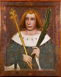 San Vito, protettore del bestiame (tempera su tavola)