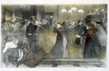 Ballo - disegno di Steinlen