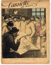 Copertina di "Il piatto del burro", numero 1, satirico a colori