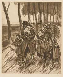 Famiglia di rifugiati