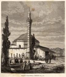 La moschea di Giaour-Meidan (Giaour Meidan) a Trebisonda, l
