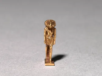 Amuleto di una divinità con testa di ariete, XXII dinastia o successiva, c.945-715 a.C.
