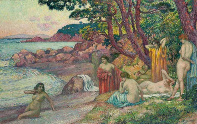 Bagnanti a Cap Benat, 1909