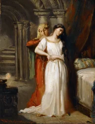 Desdemona si ritira nel suo letto, 1849