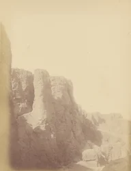 Parte di un muro di mattoni antico