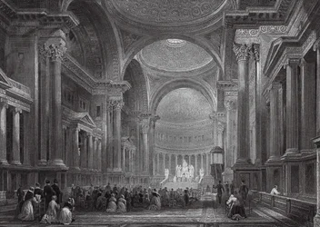 Interno della Madeleine, Parigi