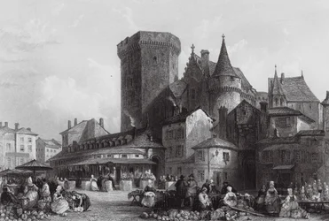 Piazza del mercato, Angouleme