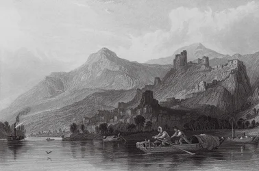 Rochemaure, sul Rodano