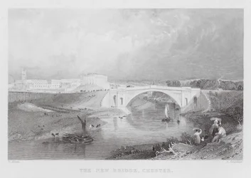 Il nuovo ponte, Chester (incisione)