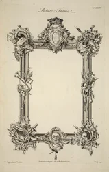 Progetto per una cornice, pub. 1761 (incisione)