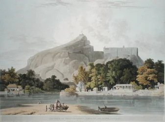La Roccia di Trichinopoly, presa sul Fiume Cauvery, tavola 45 da 