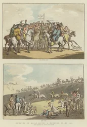 Umori delle corse di cavalli cento anni fa