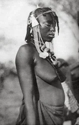Donna araba del Sudan meridionale, Abu Matarik a Halfa, Sudan, 1925 1927