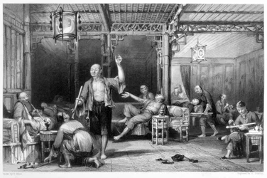 Fumatori di oppio cinesi, 1843