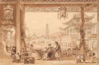 La Terrazza della Casa di un Mandarino a Pechino