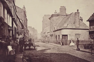 Main Street, Gorbals, vista da nord.