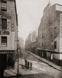 Le vecchie chiusure e strade di Glasgow