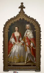 Thomas Fermor, 1° Conte di Pomfret e Henrietta Louisa, Contessa di Pomfret, c.1750