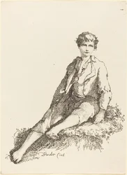 Ragazzo seduto