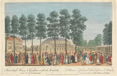 Ranelagh House e Giardini con la Rotonda al Tempo del Ballo del Giubileo