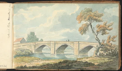 Album di Studi di Paesaggi e Figure: Ponte di Catterick
