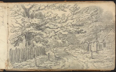 Album di Studi di Paesaggi e Figure: Strada Rurale vicino a Potten End