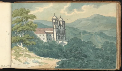 Album di Studi di Paesaggi e Figure: Villa nelle Montagne