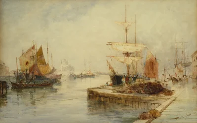 Ingresso alla Giudecca Venezia, c.1870