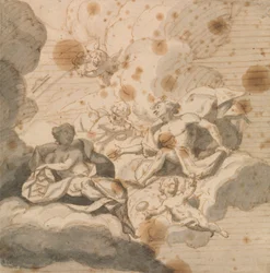 Progetto per una decorazione del soffitto