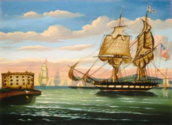 Baia di New York, Tramonto, metà del XIX secolo