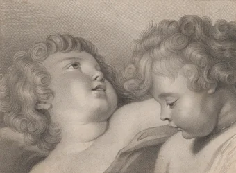Due teste di cherubini, 1800