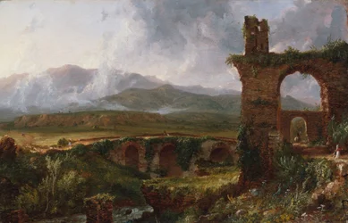 Una Vista vicino a Tivoli (Mattina)