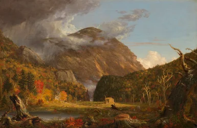 Veduta del Passo di Montagna chiamato il Notch delle White Mountains (Crawford Notch)