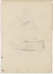 Impianto nel Colosseo; frammento architettonico