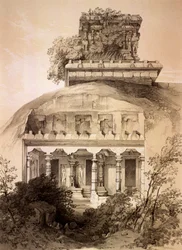 Grotta con Vimana strutturale, Mahavellipore